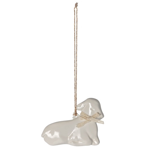 MAILEG Zawieszka metalowa baranek - LAMB OFF WHITE