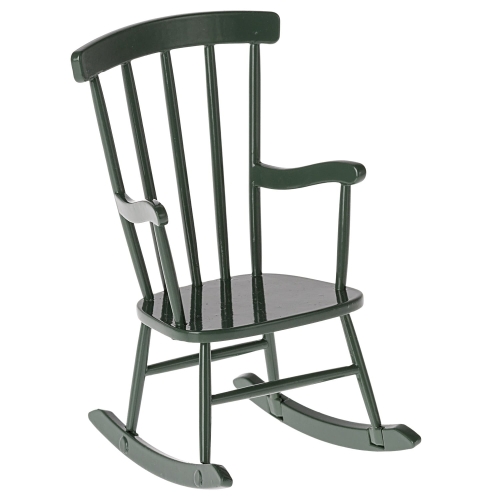 MAILEG Fotel bujany 11cm - ROCKING CHAIR DARK GREEN