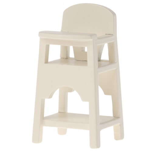 MAILEG Krzesełko do karmienia 7cm - OFF WHITE