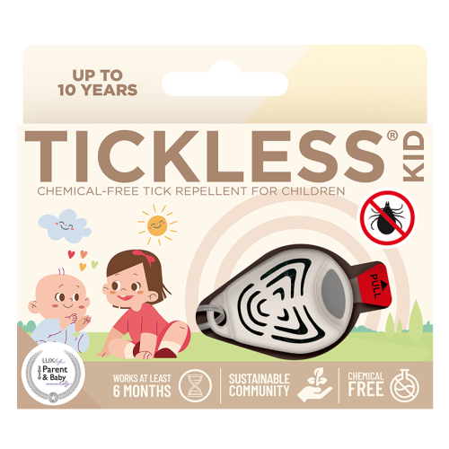 TICKLESS Urządzenie chroniące przed kleszczami - KID BEIGE dla dzieci