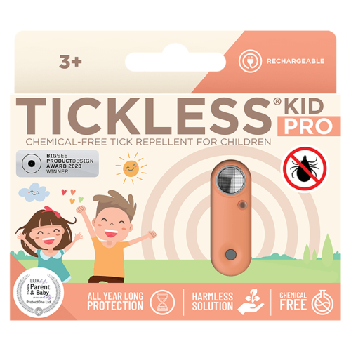 TICKLESS Urządzenie chroniące przed kleszczami - KID HOT PEACH