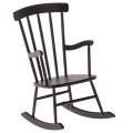 MAILEG Fotel bujany 12cm - ROCKING CHAIR ANTHRACITE MINI