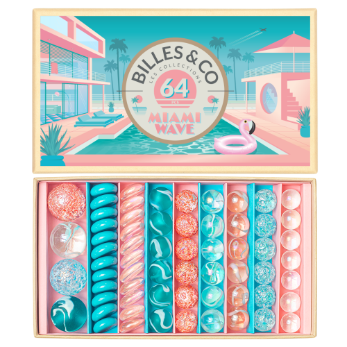 BILLES & Co Szklane kulki large box - MIAMI