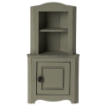 MAILEG Drewniany kredens narożny 16cm - LIGHT GREEN
