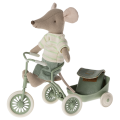 MAILEG Myszka rowerzysta 13cm - TRICYCLE BIG BROTHER