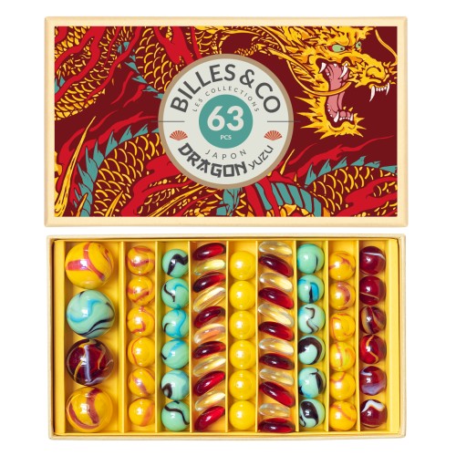 BILLES & Co Szklane kulki large box - SMOK YUZU