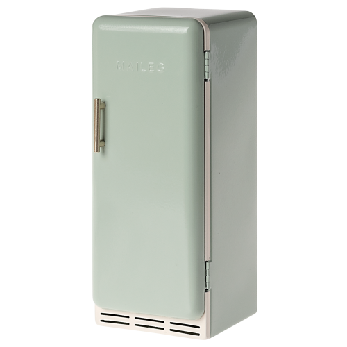 MAILEG Metalowa lodówka dla myszek 22cm - FRIDGE MINT