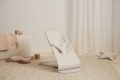 BABYBJORN - leżaczek BALANCE SOFT WOVEN/JERSEY Tri Fabric, Jasny Beż
