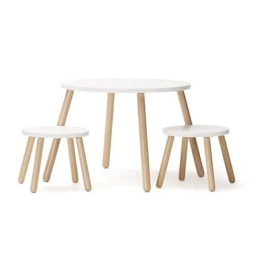 Kid's Concept - Zestaw mebli odpornych na zarysowanie KID'S BASE - Biel