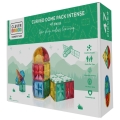 Cleverclixx - Klocki magnetyczne Curved Dome Pack Intense - 47 el.