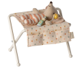 MAILEG Przewijak dla myszek 8cm - Nursery table OFF WHITE
