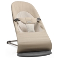 BABYBJORN - leżaczek BALANCE SOFT WOVEN - Khaki / Beżowy