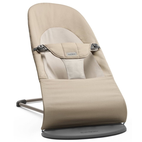 BABYBJORN - leżaczek BALANCE SOFT WOVEN - Khaki / Beżowy