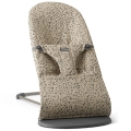 BABYBJORN - leżaczek BLISS WOVEN - Beige/Dark grey print