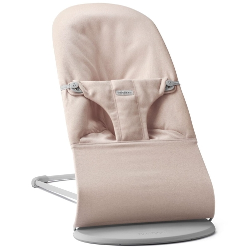 BABYBJORN - leżaczek BLISS WOVEN - Jasny Róż melanż