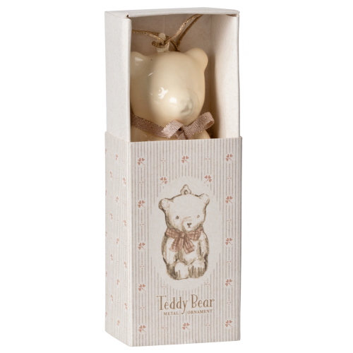 MAILEG Zawieszka świąteczna miś - TEDDY BEAR OFF WHITE|ROSE