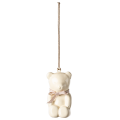 MAILEG Zawieszka świąteczna miś - TEDDY BEAR OFF WHITE|ROSE