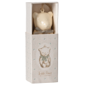 MAILEG Zawieszka świąteczna miś - TEDDY BEAR OFF WHITE|BLUE