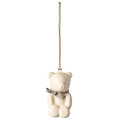 MAILEG Zawieszka świąteczna miś - TEDDY BEAR OFF WHITE|BLUE