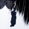 ASTRUP Halter i lina dla konia na kiju | hobby horse - NIEBIESKA