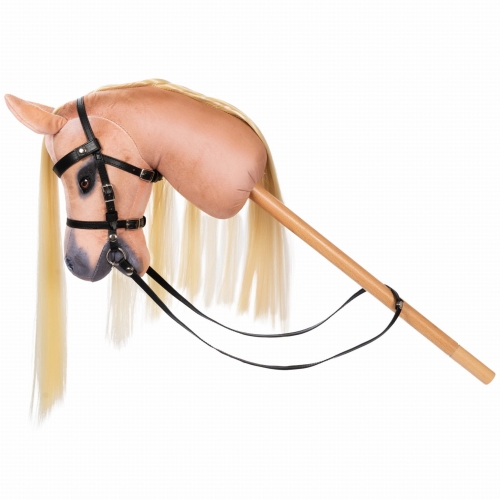 ASTRUP Koń na kiju z otwartą buzią HOBBY HORSE - BLOND SPIRIT N2025