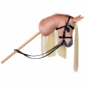 ASTRUP Koń na kiju z otwartą buzią HOBBY HORSE - BLOND SPIRIT N2025