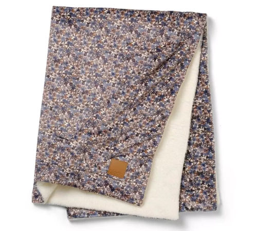 Elodie Details - Kocyk Pearl Velvet - Blue Garden