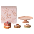 MAILEG Zestaw patera z ciasteczkami - CAKES and CAKESTAND