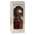 MAILEG Myszka narciarka 15cm - WINTER MUM RED