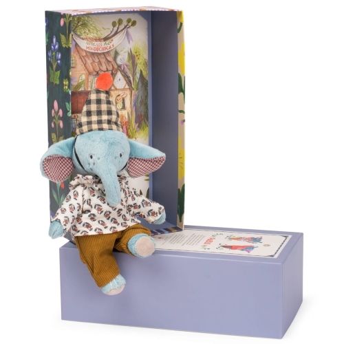 MOULIN ROTY Słonik PABLO w ozdobnym pudełku LES MINOUCHKAS