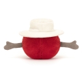JELLYCAT Pluszowa wesoła piłka do krykietu 10 cm
