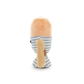 JELLYCAT Pluszowe wesołe jajko na miękko w kieliszku 16cm