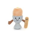 JELLYCAT Pluszowe wesołe jajko na miękko w kieliszku 16cm