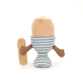 JELLYCAT Pluszowe wesołe jajko na miękko w kieliszku 16cm
