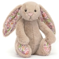 JELLYCAT Pluszowy króliczek z kwiecistymi uszami 18 cm - BEŻOWY PETAL