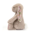 JELLYCAT Pluszowy króliczek z kwiecistymi uszami 18 cm - BEŻOWY PETAL
