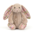 JELLYCAT Pluszowy króliczek z kwiecistymi uszami 18 cm - BEŻOWY PETAL