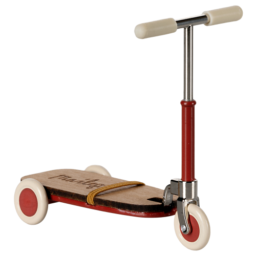 MAILEG Hulajnoga dla myszek 8cm - RED