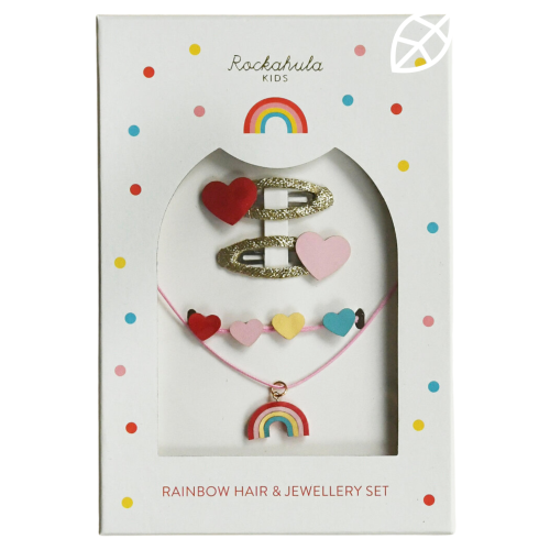 ROCKAHULA Biżuteria dla dziewczynki | zestaw - VINTAGE RAINBOW
