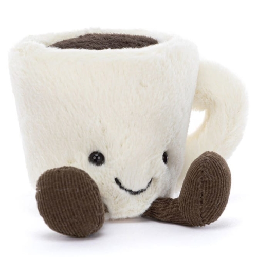 JELLYCAT Pluszowa wesoła filiżanka espresso 10cm