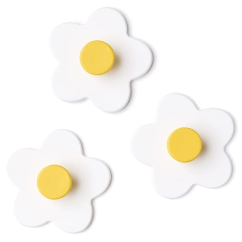 Kid's Concept - Wieszaki flower white 3 sztuki