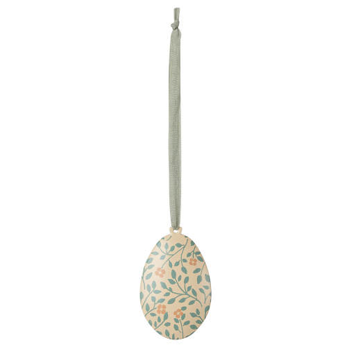 MAILEG Zawieszka metalowa pisanka - EASTER EGG BRANCHES DARK MINT