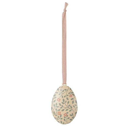 MAILEG Zawieszka metalowa pisanka - EASTER EGG BRANCHES OLIVE
