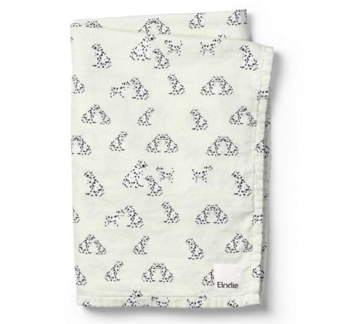 Elodie Details - Kocyk bawełna muślin - Darling Dalmatians
