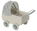 MAILEG Wózek i myszka dzidziuś - PRAM with BABY MINT