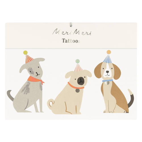 MERI MERI Tatuaże zmywalne dla dzieci - PUPPY