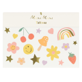 MERI MERI Tatuaże zmywalne dla dzieci - HAPPY ICONS