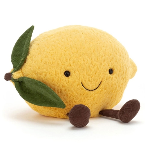 JELLYCAT Pluszowa zabawna cytryna 18cm
