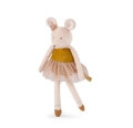 MOULIN ROTY Maskotka myszka baletnica złota 31cm - MAŁA SZKOŁA TAŃCA