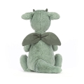 JELLYCAT Pluszowy smok 31cm - MIĘTOWO-SZARY